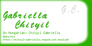 gabriella chityil business card